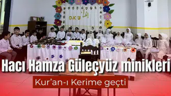 Hacı Hamza Güleçyüz öğrencileri Kur’an-ı Kerime geçti