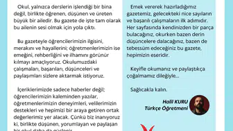Ortaokul öğrencilerinden dijital gazete projesi