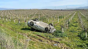 Manisa'da trafik kazası: 1 yaralı