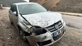 Kayağa giderken ölümden döndüler