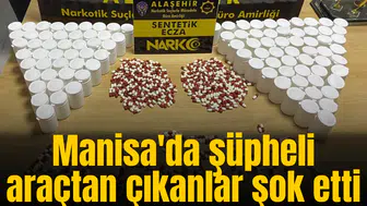 Manisa'da şüpheli araçtan bakın ne çıktı