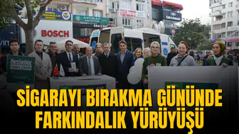 SİGARAYI BIRAKMA GÜNÜNDE FARKINDALIK YÜRÜYÜŞÜ