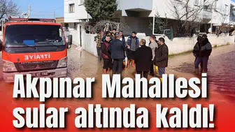 Akpınar Mahallesi sular altında kaldı!
