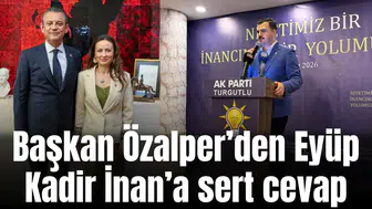 Başkan Özalper’den Eyüp Kadir İnan’a sert cevap
