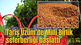 TARİŞ ÜZÜM’DE MİLLİ BİRLİK SEFERBERLİĞİ BAŞLATTI