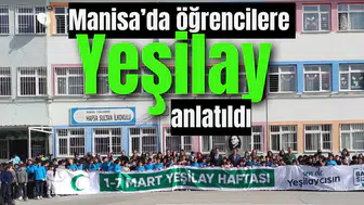 Manisa’da öğrencilere “Yeşilay” anlatıldı