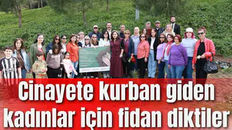 Şehzadeler Belediyesi hayatını kaybeden kadınların anısına fidan dikti