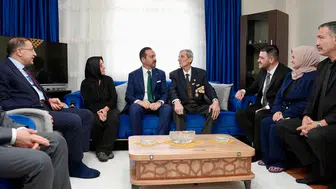 AK Parti heyetinden Kıbrıs Gazisine vefa ziyareti