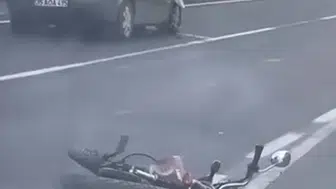Motosiklet sürücüsü kadının acı sonu
