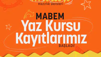 MABEM yaz kursu kayıtları başladı