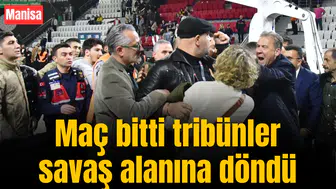 Glint Manisa Basket-Karşıyaka maçı savaş alanına döndü