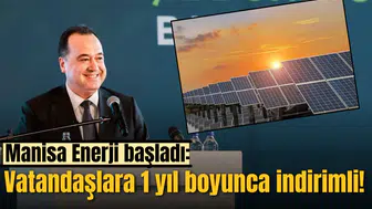 Manisa'da yeşil dönüşüm başladı: Vatandaşlara 1 yıl boyunca indirimli!