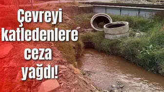 Çevreyi katledenlere ceza yağdı!