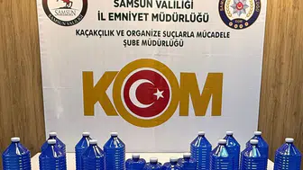 Onlarca litre etil alkol ele geçirildi