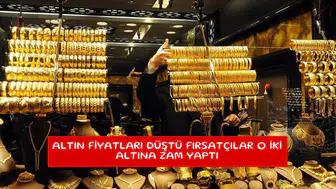 Altın fiyatları düştü fırsatçılar o iki altına zam yaptı