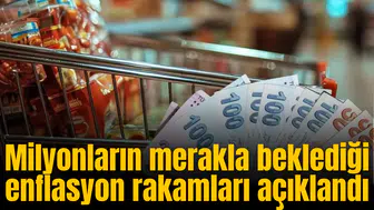 Milyonların merakla beklediği enflasyon rakamları açıklandı