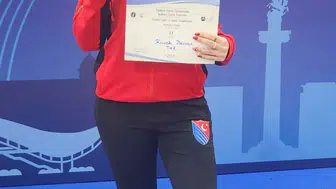 Manisalı Eskrimci Berra Kürek Avrupa İkincisi