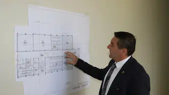 Yapımı 9 yıldır tamamlanamayan okulda çalışmalar yeniden başladı