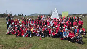 Demircili çocuklardan Ulusal Egemenlik Yürüyüşü