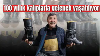 100 yıllık kalıplarla gelenek yaşatılıyor
