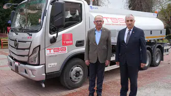 Turgutlu Belediyesine Türkiye Belediyeler Birliği’nden arazöz hibesi