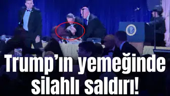 Trump’ın yemeğinde silahlı saldırı!