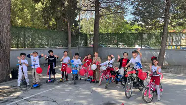Minik pedallar özgürlüğe döndü