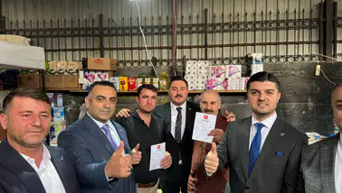 YENİDEN REFAH PARTİSİ'NDEN ESNAF ZİYARETİ