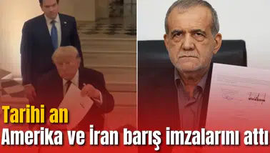 Amerika ve İran barış imzalarını attı