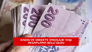 Kadın ve erkekte emeklilik yaşı hesaplama belli oldu
