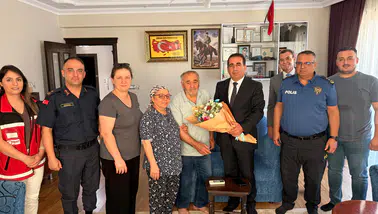 İlçeye yeni atanan kaymakamın ilk durağı bakın neresi oldu