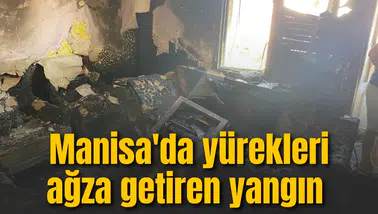 Manisa'da yürekleri ağza getiren yangın