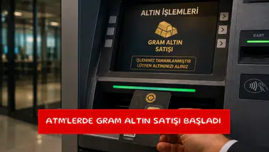 ATM'lerde gram altın satışı başladı