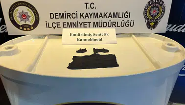 Demirci'de uyuşturucu operasyonu