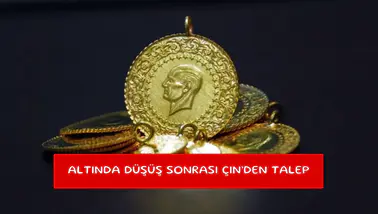 Altında düşüş sonrası Çin’den talep