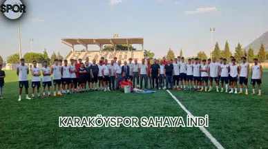 KARAKÖYSPOR SAHAYA İNDİ