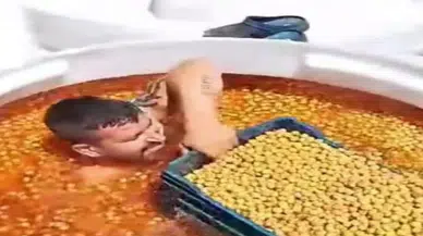 Sosyal medyada çıplak zeytin havuzuna girme videosu "Bu kadar da olmaz" dedirtti