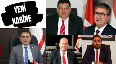 KKTC’de yeni kabine açıklandı