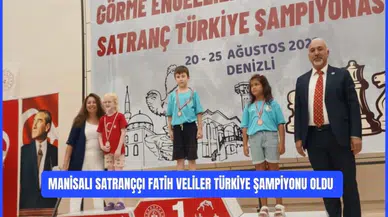 Manisalı Satranççı Fatih Veliler Türkiye Şampiyonu Oldu 