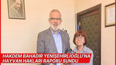 HAKDEM Bahadır Yenişehirlioğlu’na Hayvan Hakları Raporu Sundu 