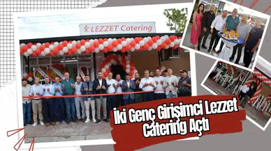 İki Genç Girişimci Lezzet Catering Açtı 