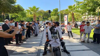 Motosiklet Tutkunu Damat, Gelin Almaya Motosiklet Konvoyu İle Gitti