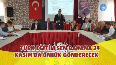 Türk Eğitim Sen Bakana 24 Kasım’da Önlük Gönderecek 