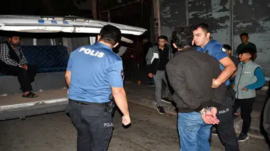 Taşlı sopalı kavgaya polis müdahalesi