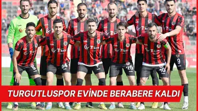 Turgutluspor evinde berabere kaldı