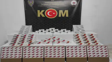 90 Bin adet sahte bandrollü boş makaron ele geçirildi