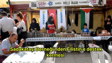 Sadakataşı Derneği’nden Filistin’e destek kermesi 