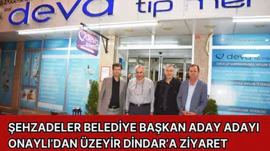 Şehzadeler Belediye Başkan aday adayı Onaylı’dan Üzeyir Dindar’a ziyaret