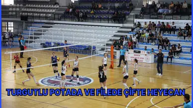 Turgutlu potada ve filede çifte heyecan: Turgutlu Belediyesi Voleybol ve Basketbol takımları bu haftaki maçlarını evinde oynayacak.