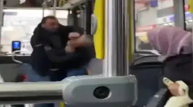 Belediye otobüsünde bıçaklı saldırı